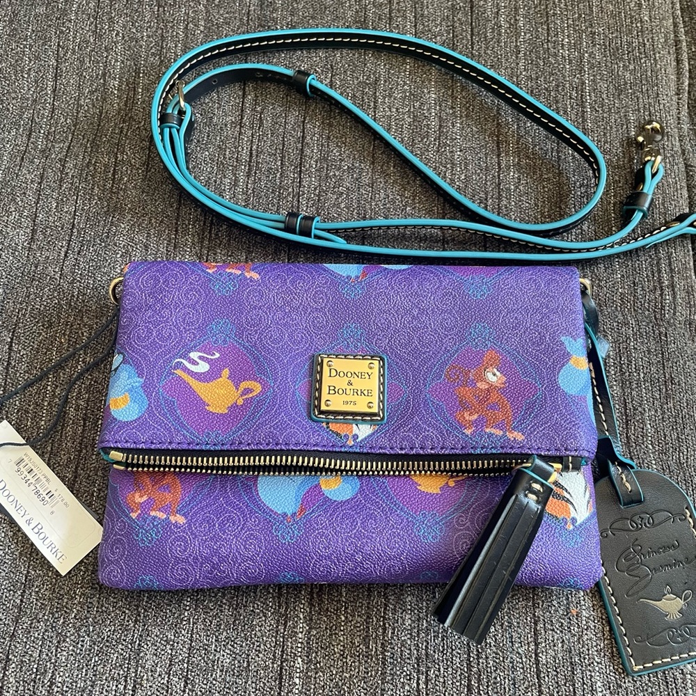 NWT Disney Dooney & Bourke Aladdin Jasmine Crossbody Purse